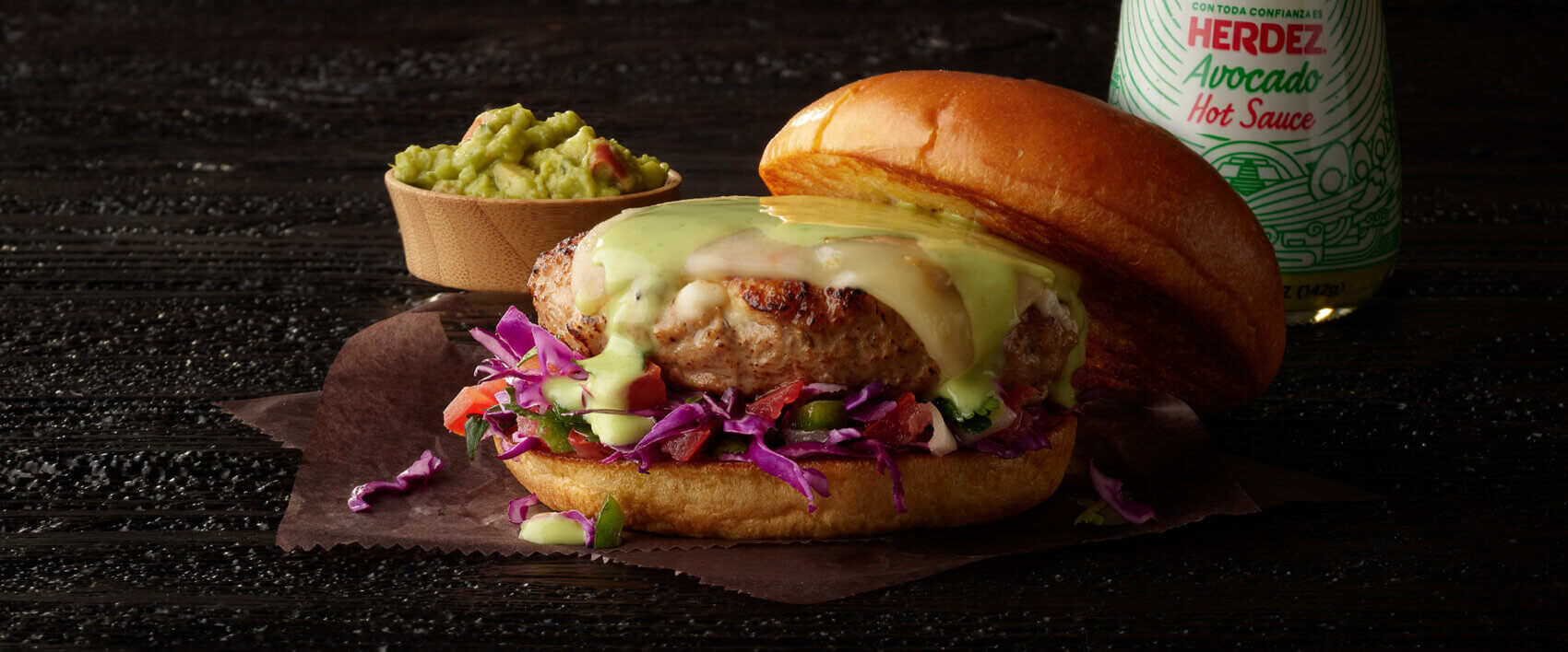 Mexican Turkey Burgers with Avocado Hot Sauce - Hormel Foods