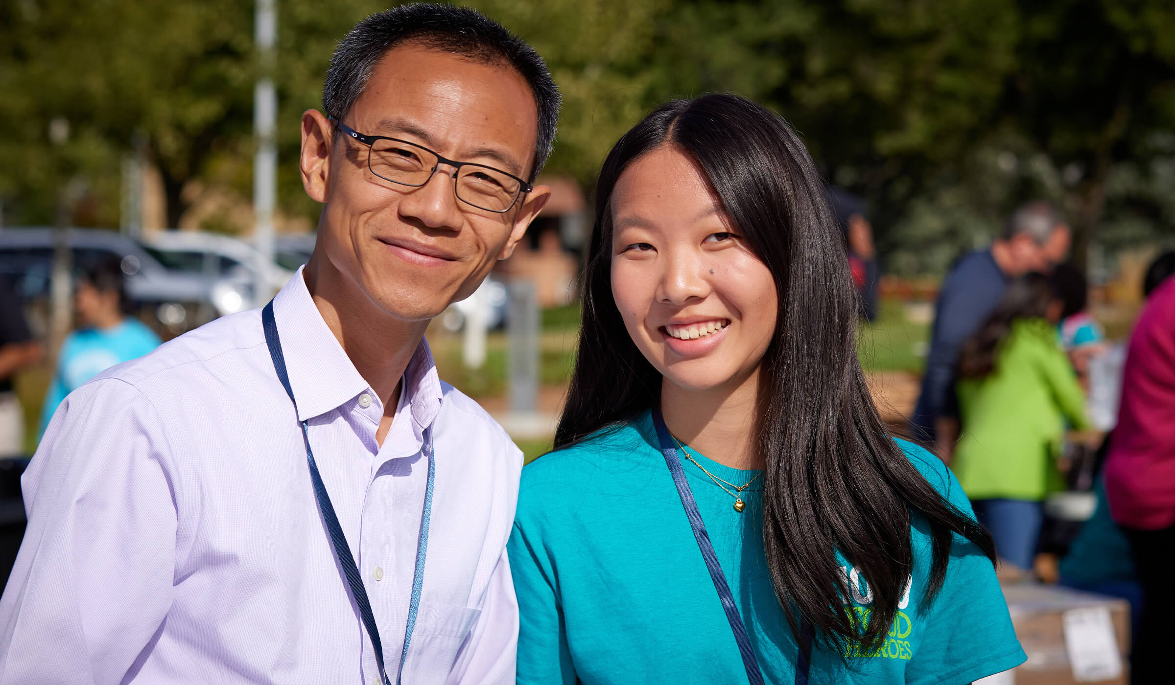 2023 10 Under 20 Food Hero Claire Chi and her father