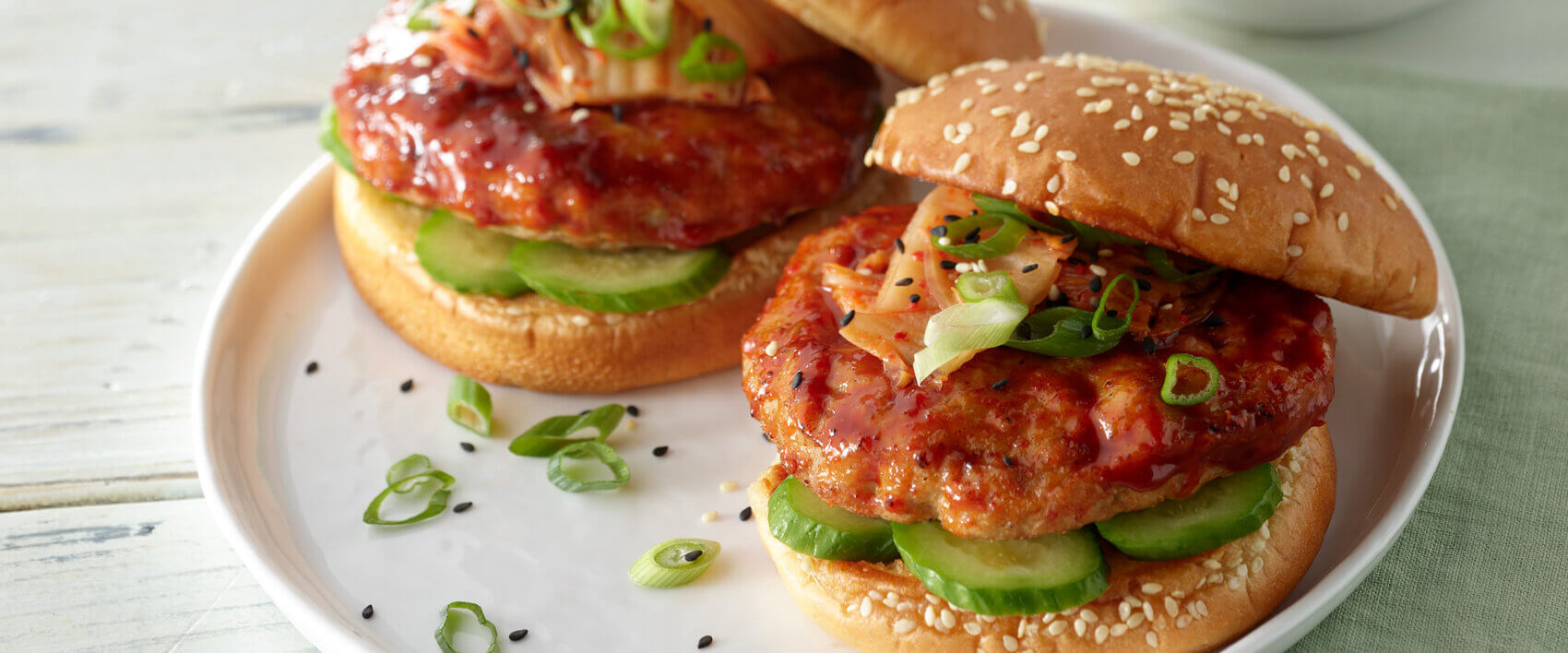 Korean Kimchi Turkey Burger - Hormel Foods