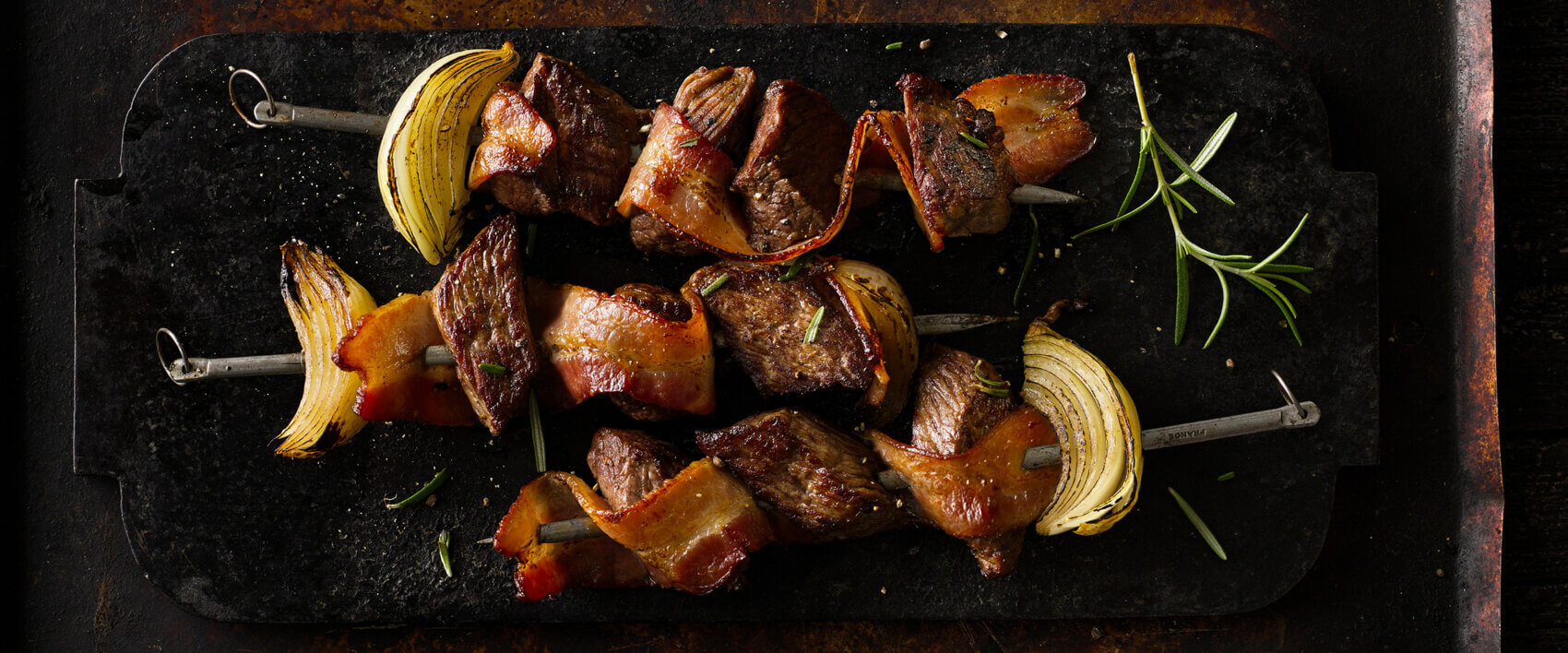 Cherrywood Bacon Steak Kebobs - Hormel Foods