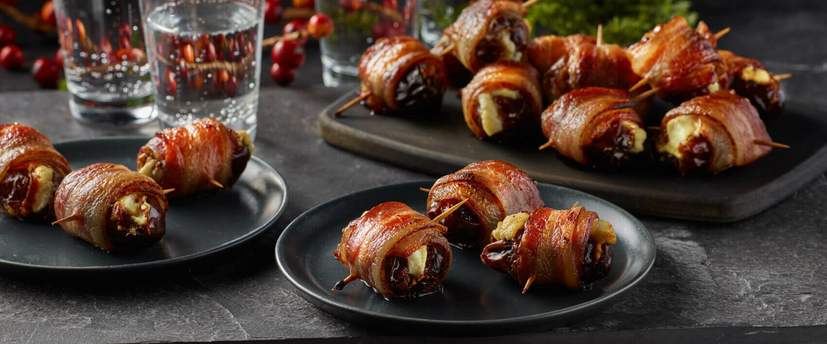 Bacon Wrapped Dates with Goat Cheese - Hormel Foods