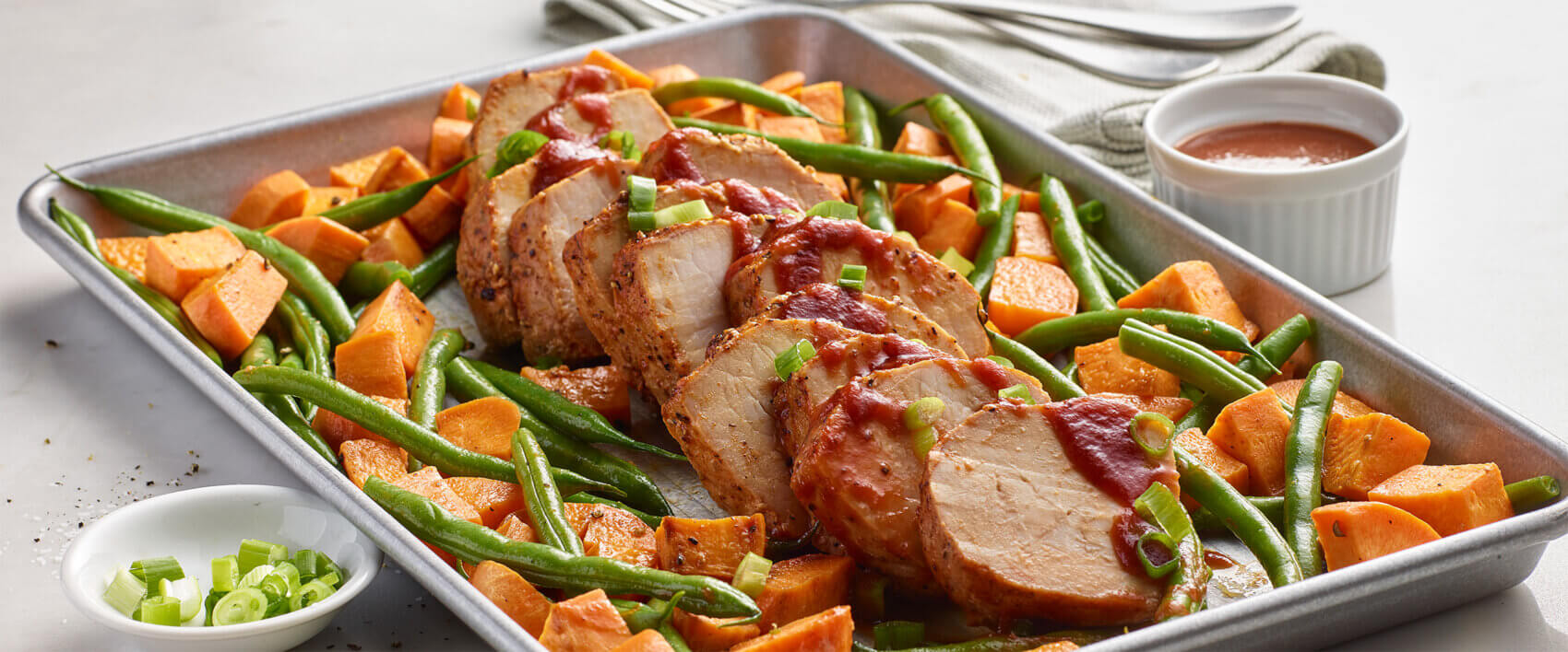 Barbeque Pork Sheet Pan Dinner - Hormel Foods