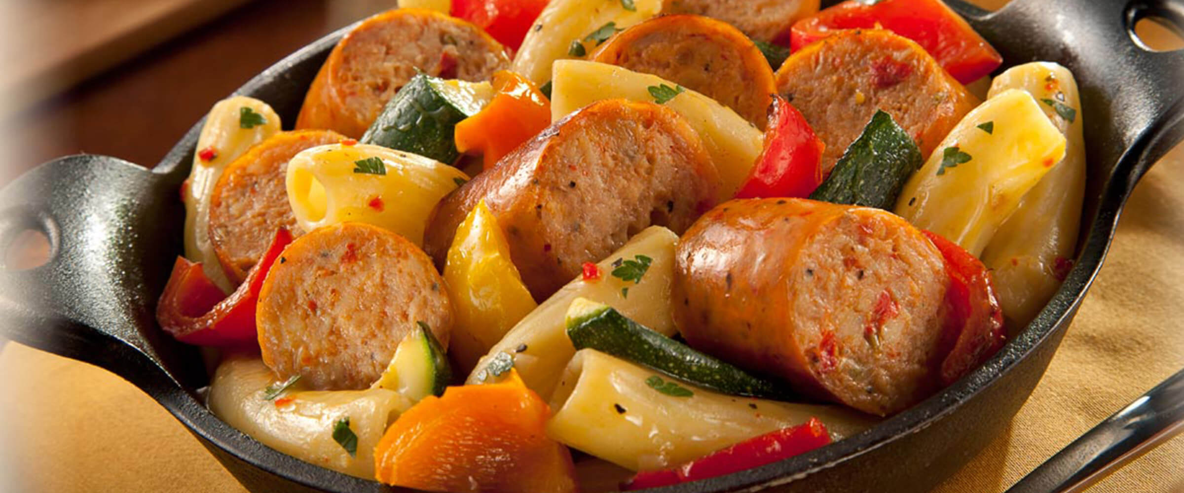 Skillet with Fontanini® sausage