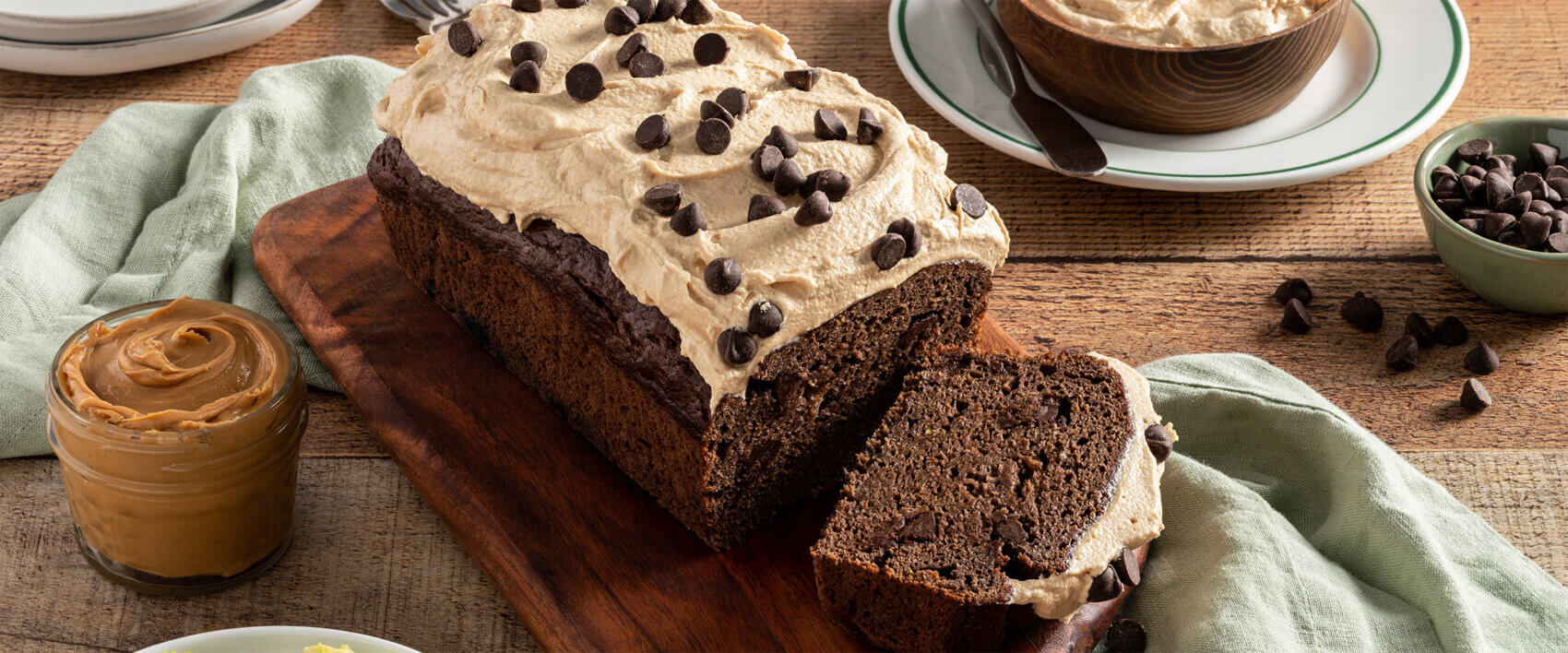 Chocolate Avocado Bread with Peanut Butter Icing - Hormel Foods