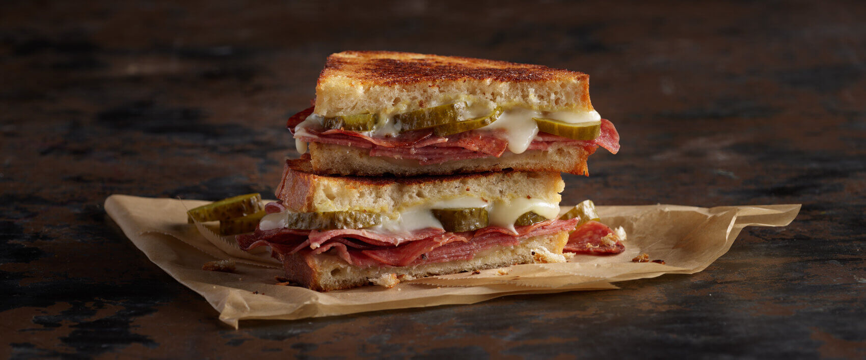 Salami & Pickle Grilled Cheese - Hormel Foods