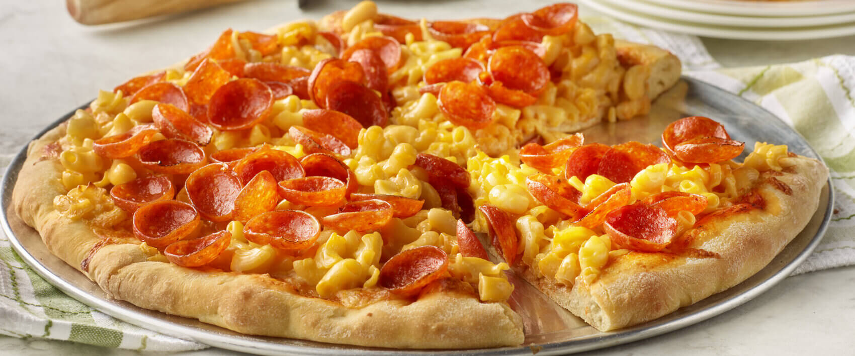 Pepperoni Mac N' Cheese Pizza Hormel Foods