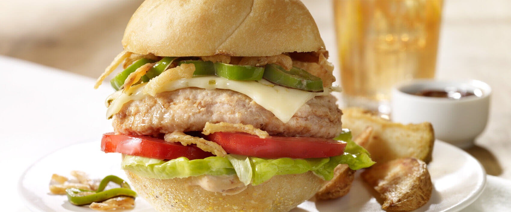 Fiery Chipotle Turkey Burger - Hormel Foods