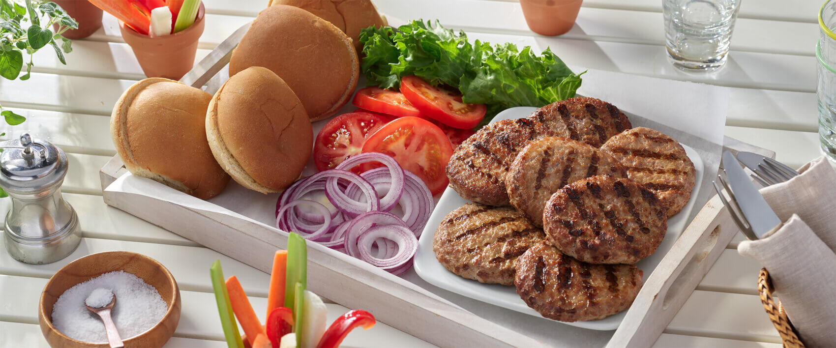 Grilled Turkey Burgers - Hormel Foods