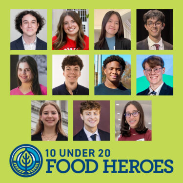 The 2025 class of the 10 under 20 Food Heroes.
