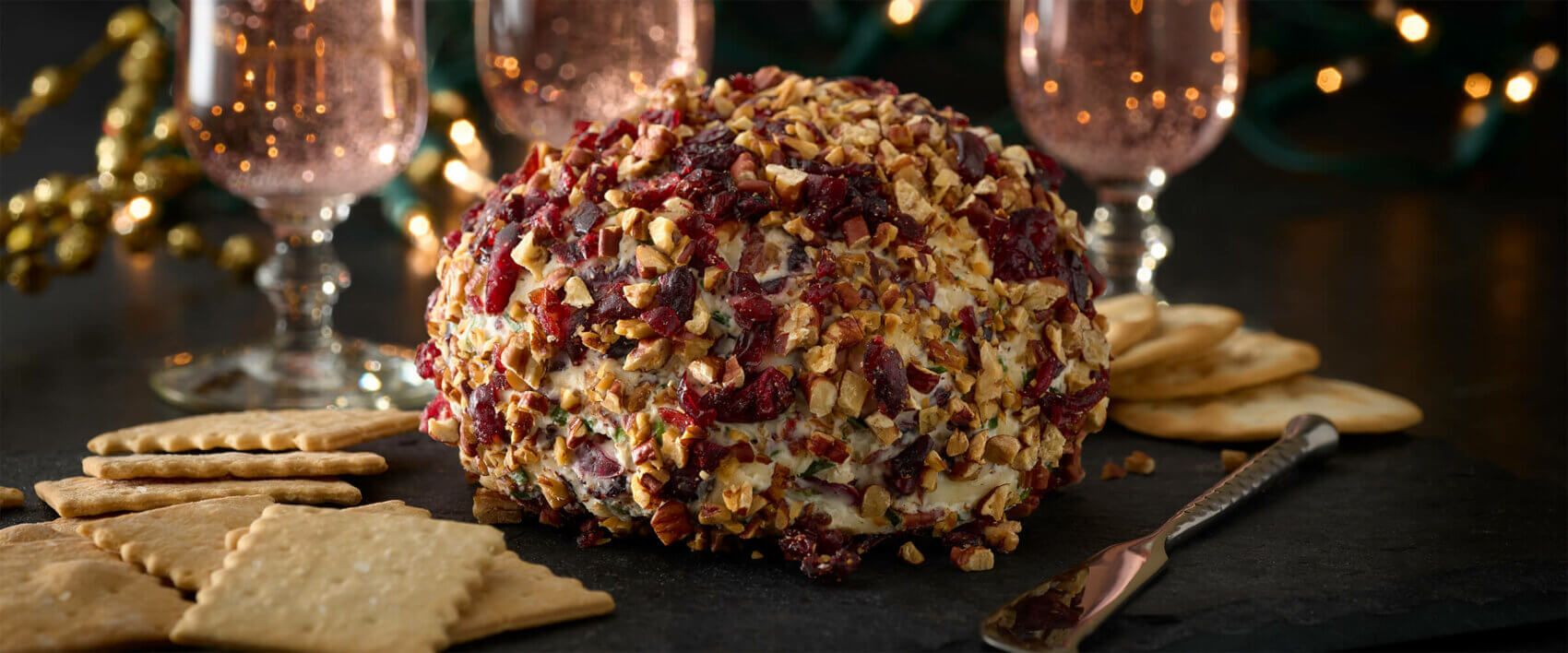 Pecan and Cranberry Cheese Ball - Hormel Foods