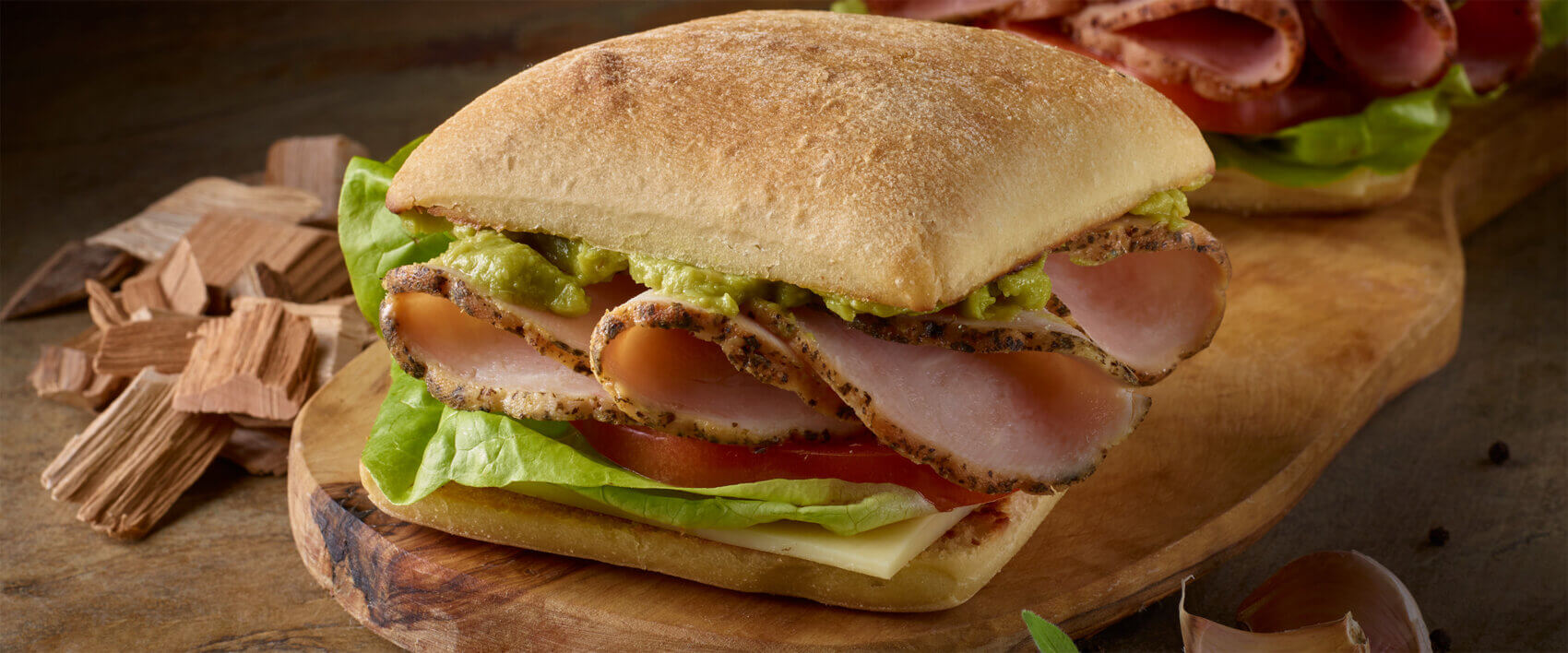 Hardwood Smoked Ciabatta Sandwich - Hormel Foods