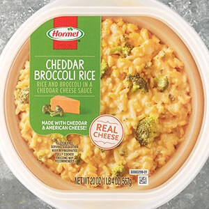 Hormel® cheddar broccoli rice