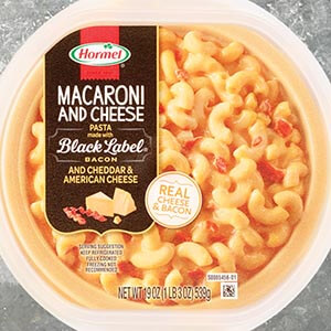 Hormel® macaroni & cheese with Hormel® Black Label® bacon