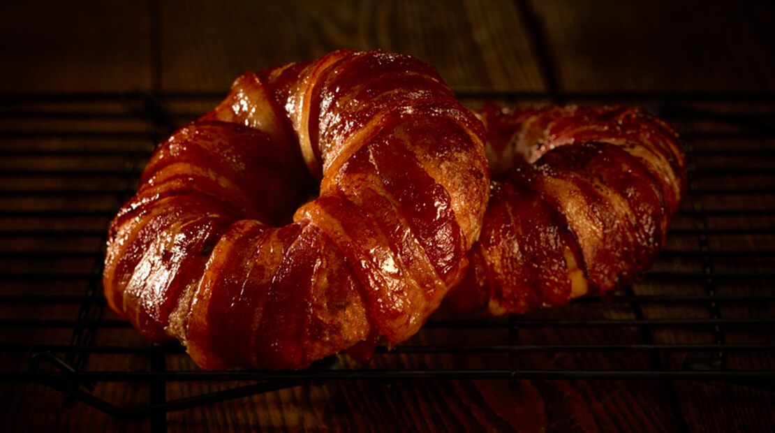 Bacon Wrapped Donut