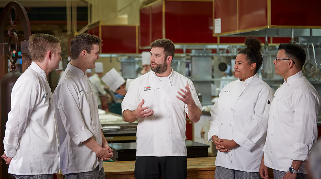 Chef Tony with students