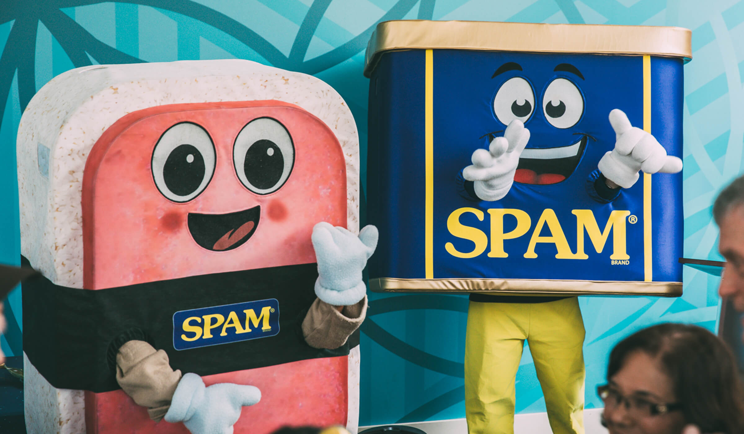 SPAM® mascots at SPAM JAM® Festival