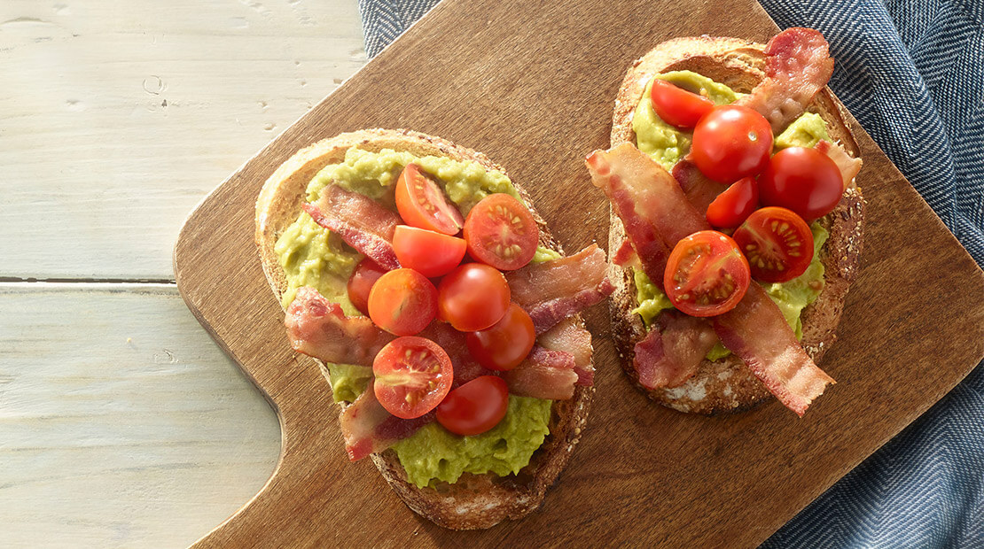 Bacon-Avocado-Tomato Toast