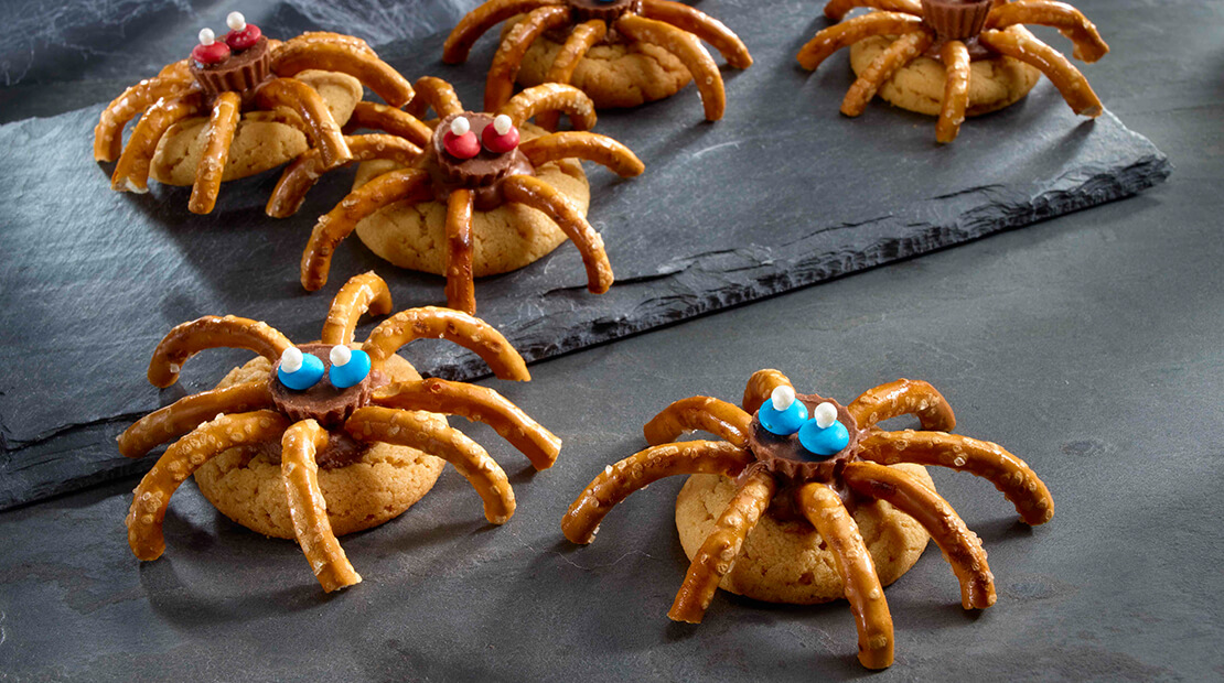 Spidery Peanut Butter Cookies
