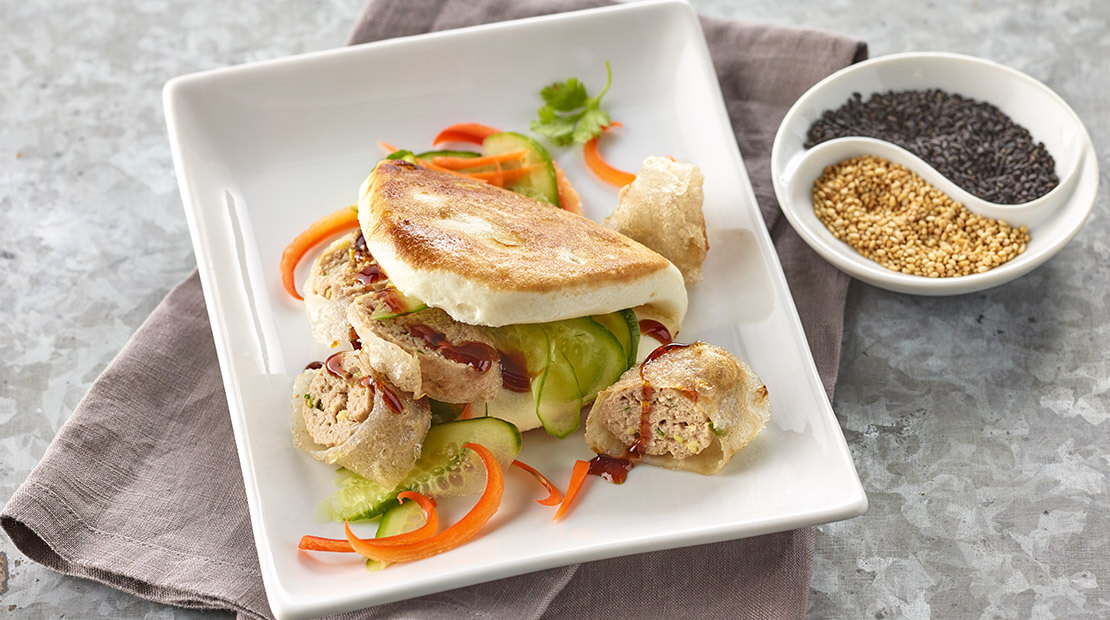 Turkey Burger Spring Roll by Chef Chris Cheung