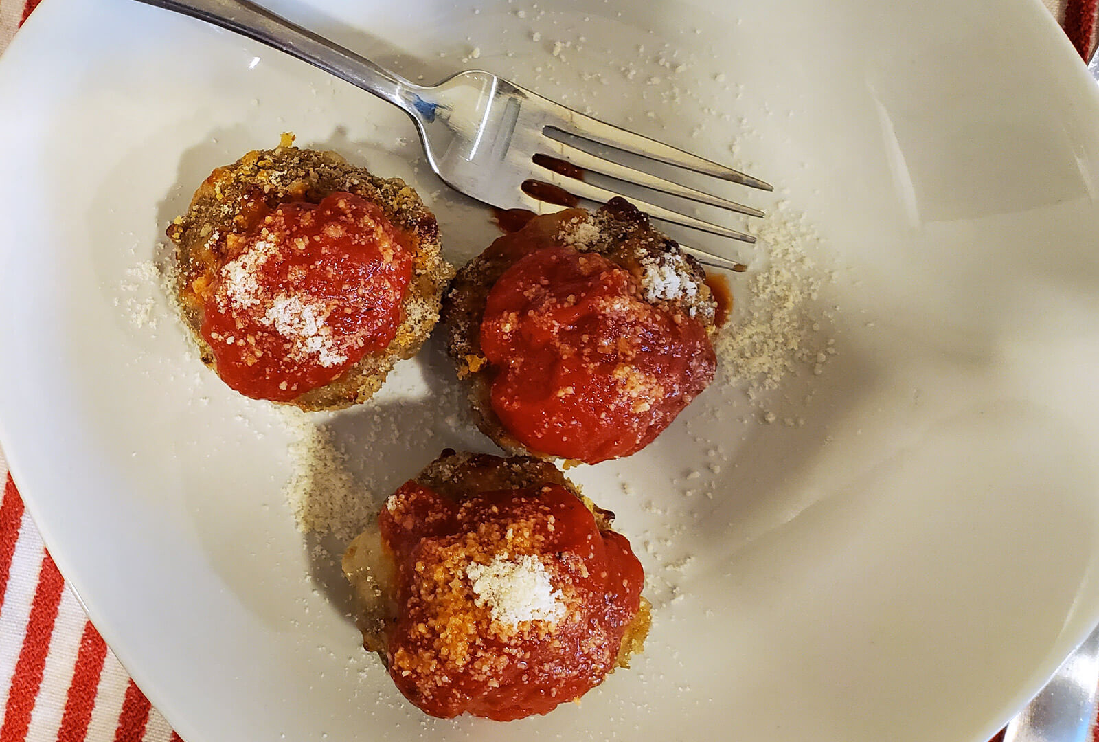 Crispy turkey meatballs