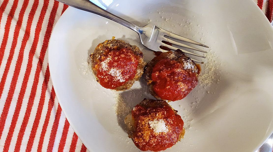 crispy turkey meatballs