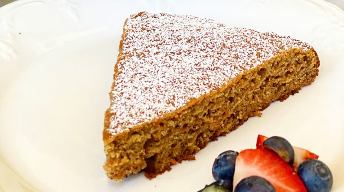 Almond Butter Carrot Banana Cake