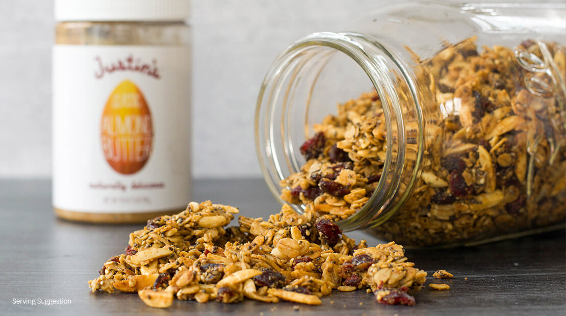 Easy Nut-Butter Granola