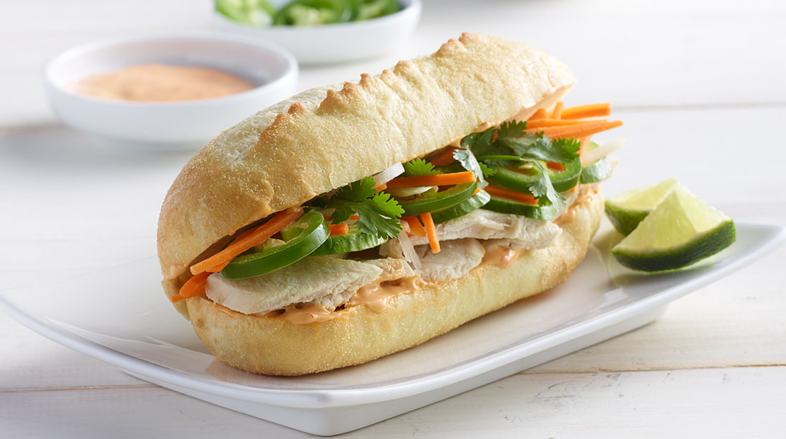 Leftover Turkey Bahn Mi