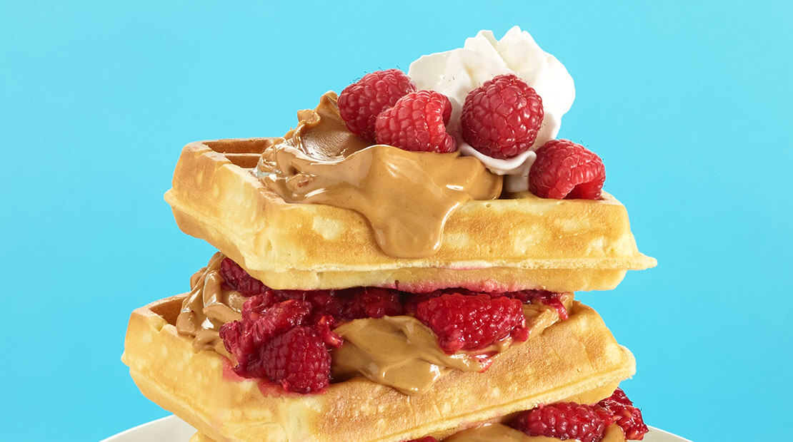 Peanut Butter Waffles