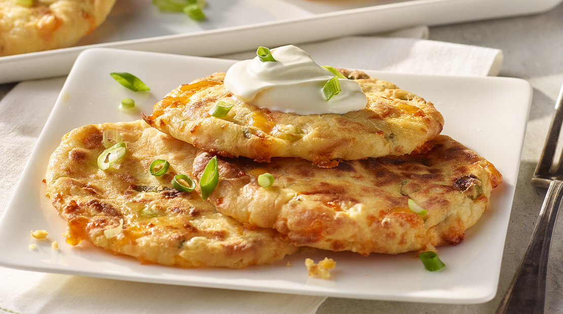 Air Fryer Mashed Potato Pancakes