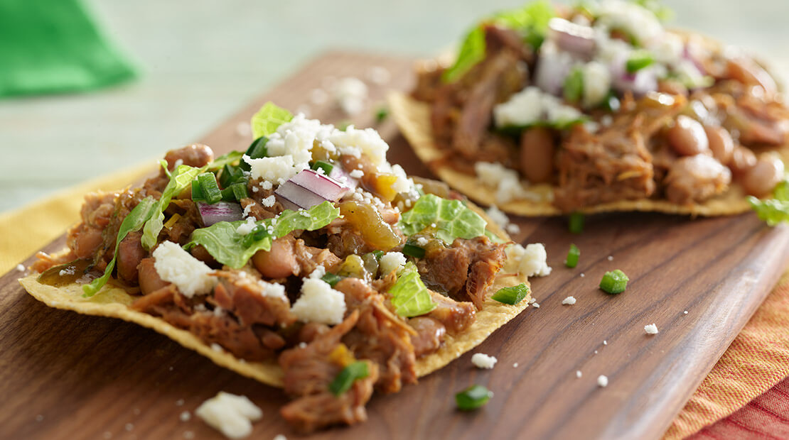 Pork Chalupa with Beans