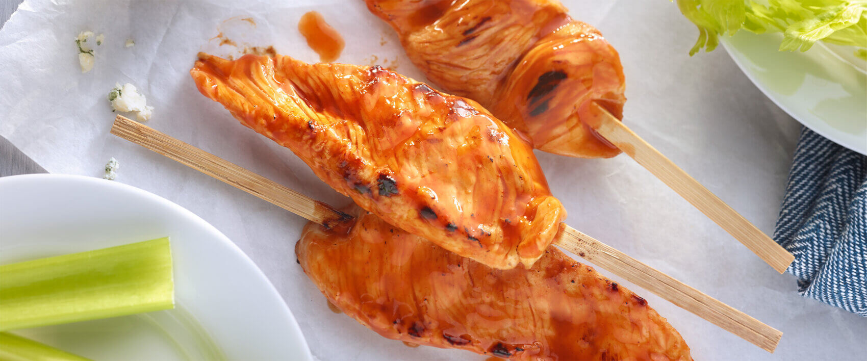 Buffalo Turkey Skewers - Hormel Foods