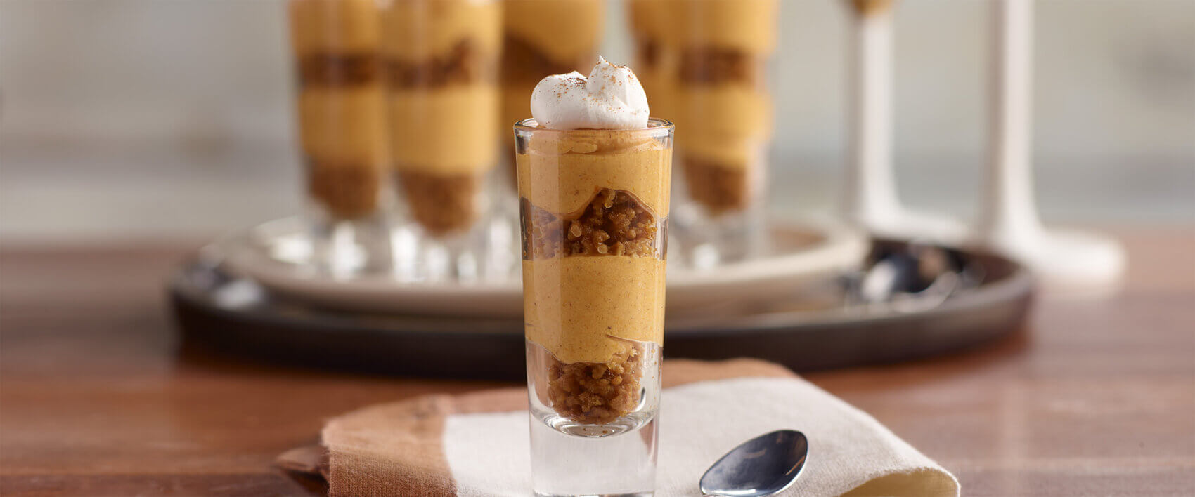 Pumpkin Cheesecake Shooters - Hormel Foods