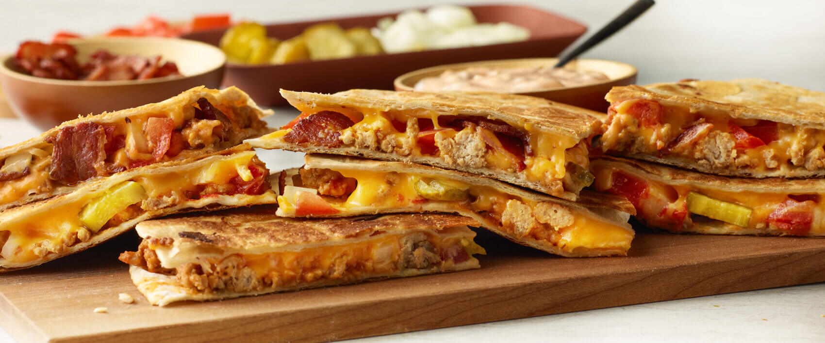 Turkey Cheeseburger-dilla - Hormel Foods