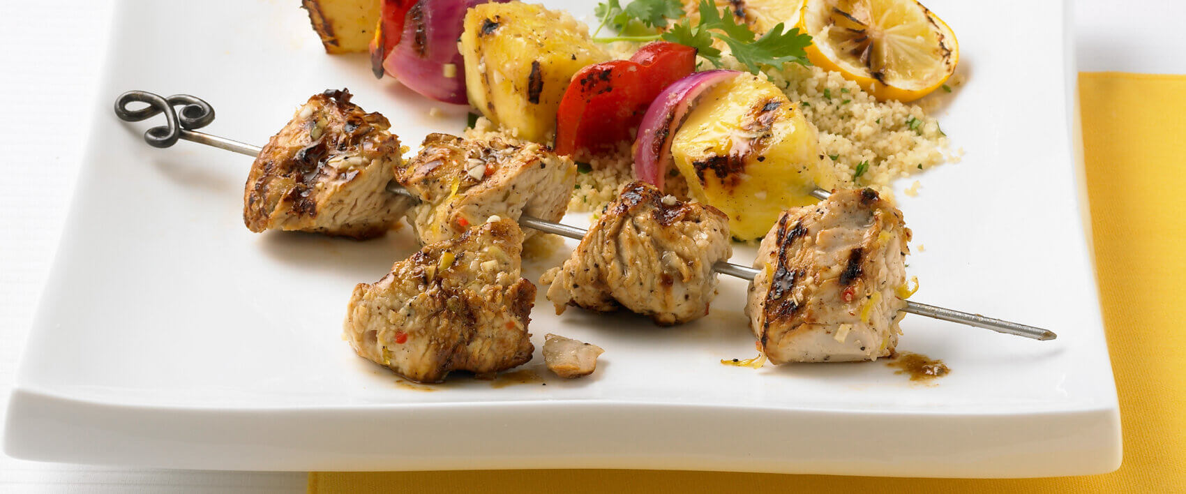 Lemon Garlic Turkey Kabobs - Hormel Foods