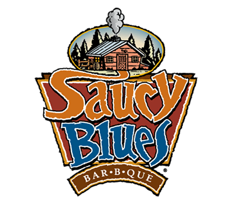 Saucy Blues® bar-b-que Logo