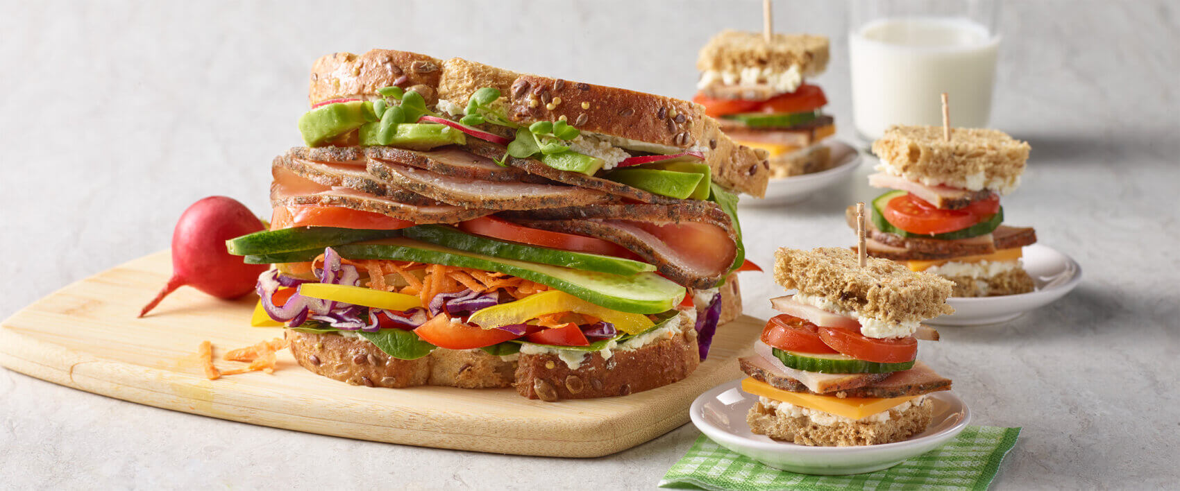 Turkey Rainbow Veggie Sandwich - Hormel Foods
