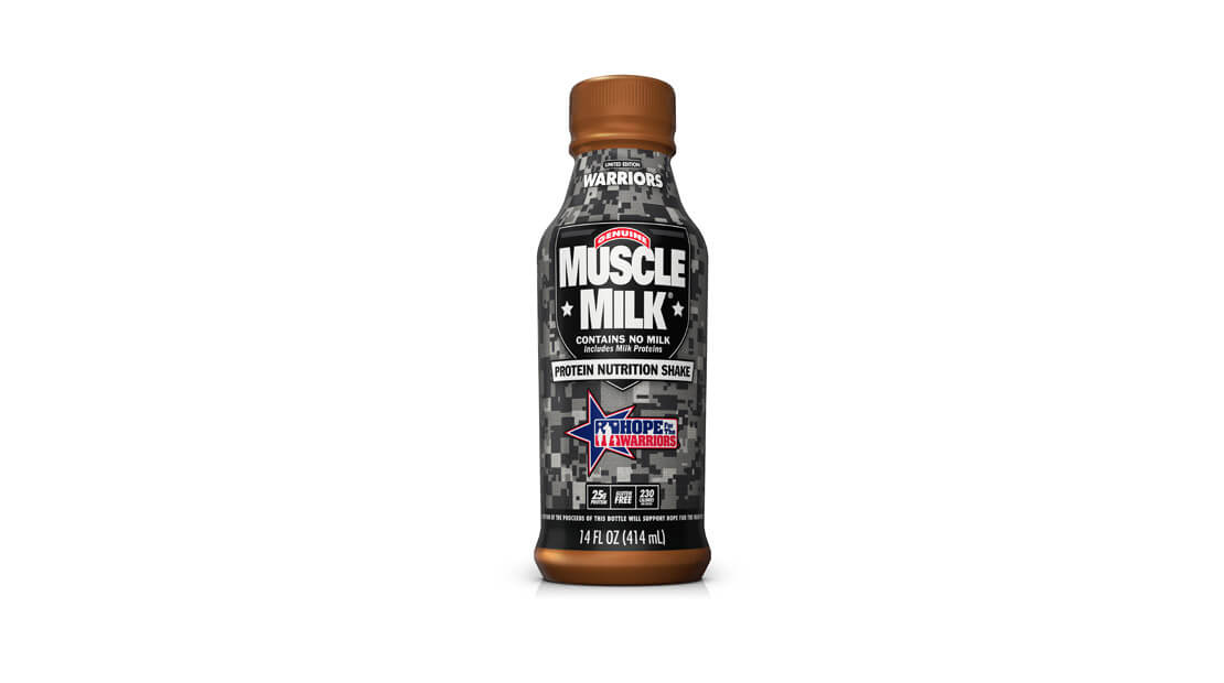 Muscle Milk Hope for Warriors Bottle
