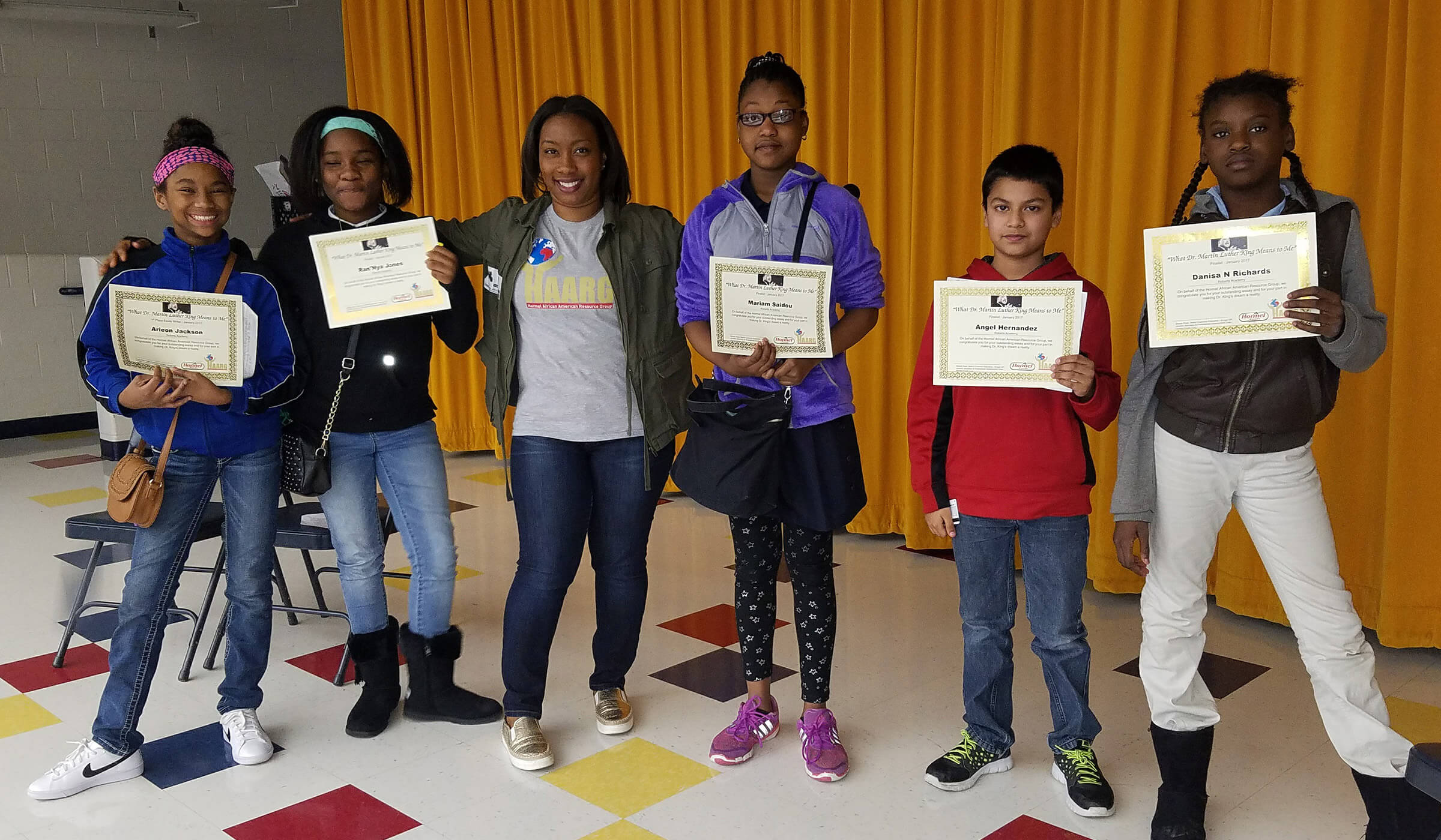 2017 MLK Essay Winners