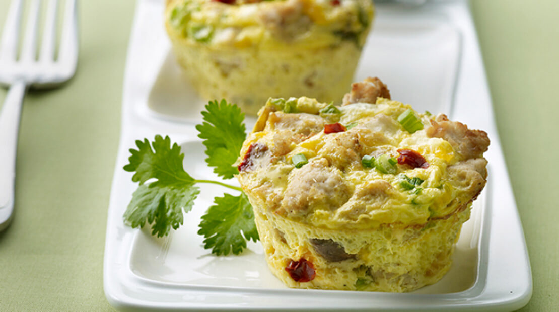 Mexican Turkey Frittatas: