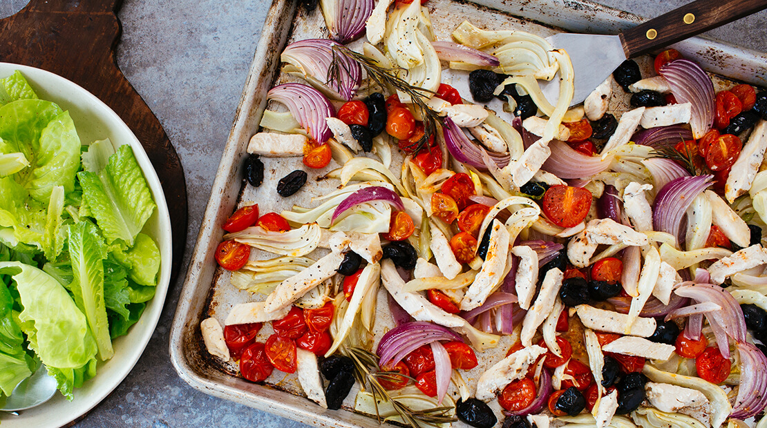 Mediterranean Sheet Pan Supper