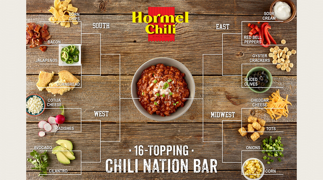 16-Topping Chili Nation Bar