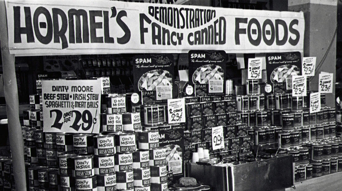 DINTY MOORE, SPAM, Chili
