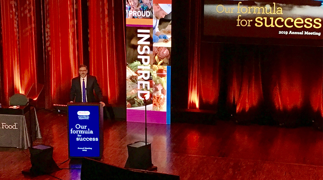 2019 Annual Meeting of Stockholders Hormel Foods