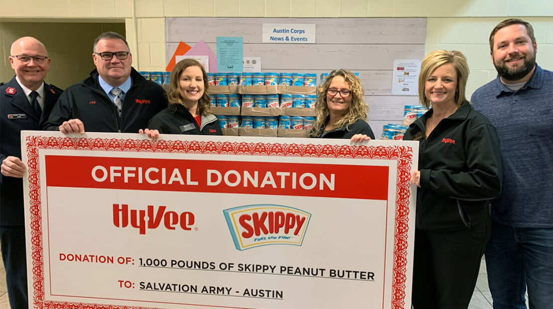 SKIPPY HyVee Donation in Austin