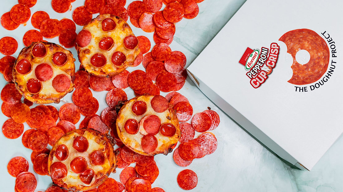 The Makers of HORMEL® Pepperoni & The Doughnut Project Introduce the Cheese the Day Doughnut