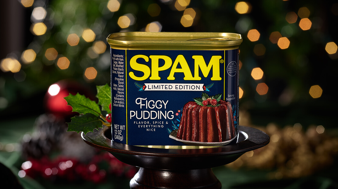 Now bring us some Figgy What?! Makers of the SPAM® Brand offer a simplified way to enjoy this classic holiday favorite