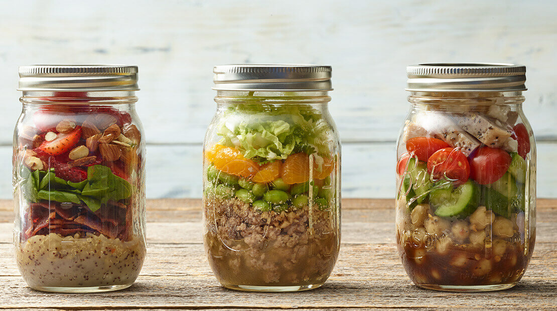 Five-Minute Mediterranean Jar Salad