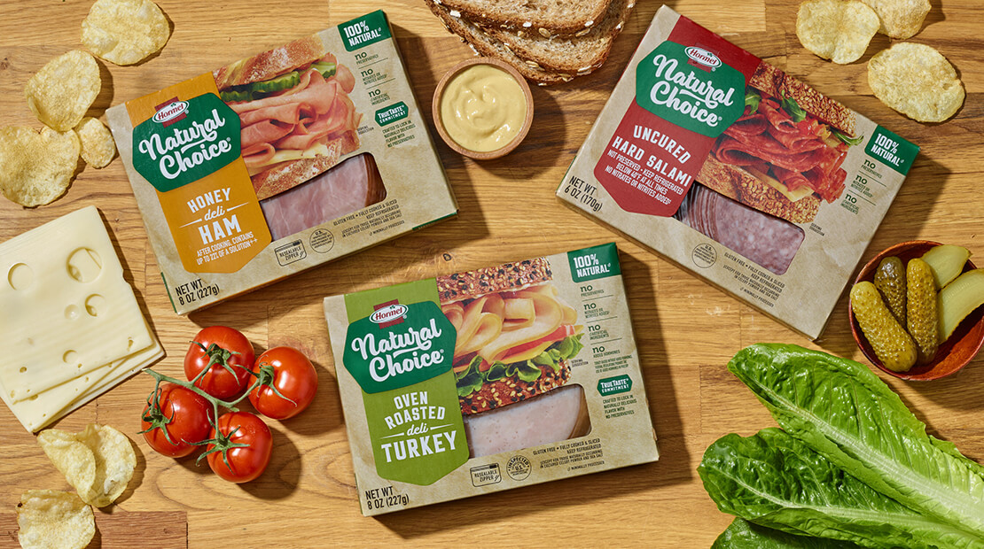 New packaging for the brand's line of deli products features new logo, and reduces the brand's use of packaging materials for deli products by more than 168 tons per year