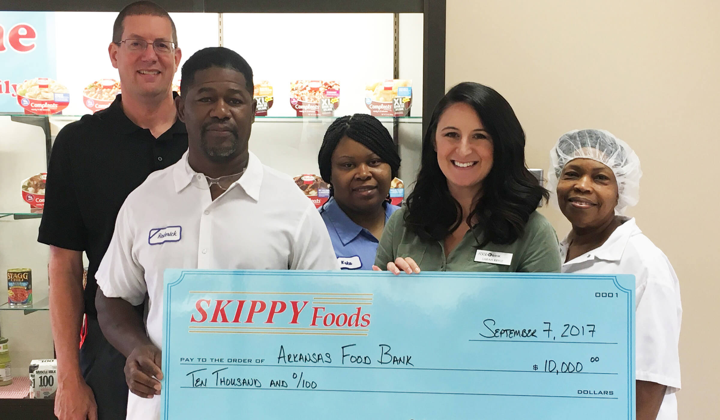 2017 SKIPPY Foods donation